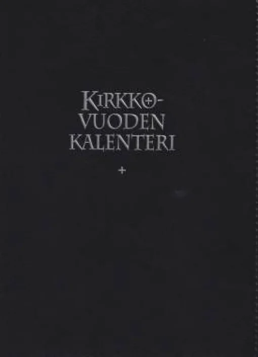 Kirkon viikkomuistio 2026 + mustat pujotuskannet + kynäpidike