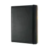 Kokouskansio 15 x 21 cm musta Victorias Journals pistesivut