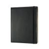 Kokouskansio 19 x 25 cm musta Victorias Journals pistesivut