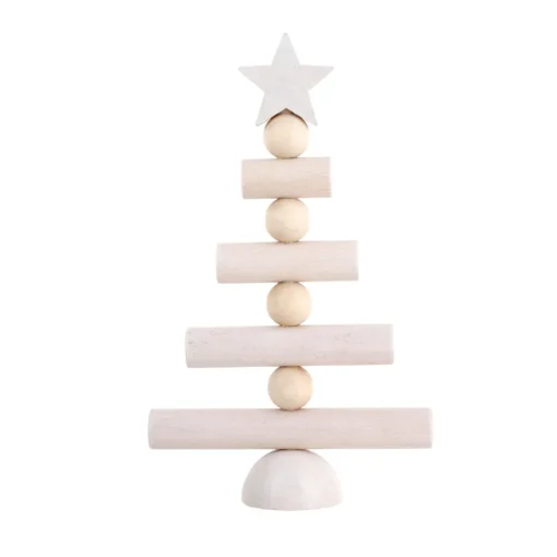 Koriste Aarikka Joulupuu valkoinen