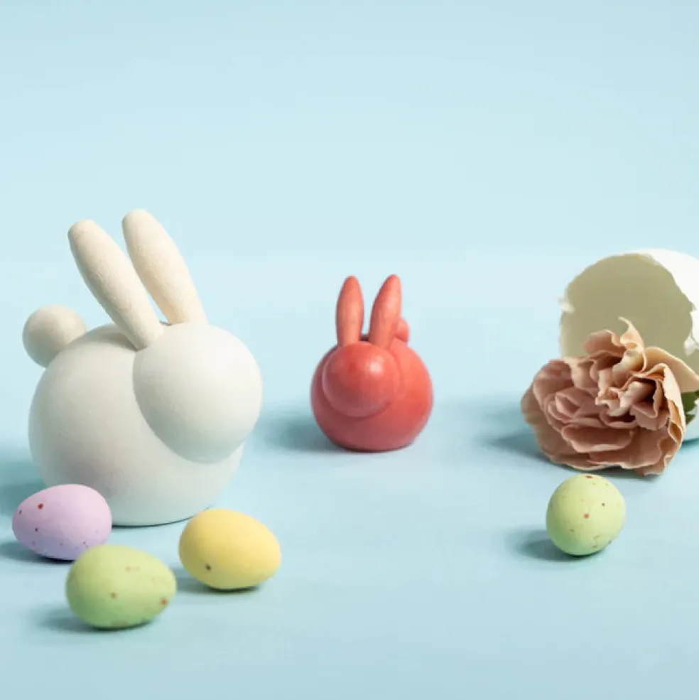 Koriste Aarikka Pupu valkoinen