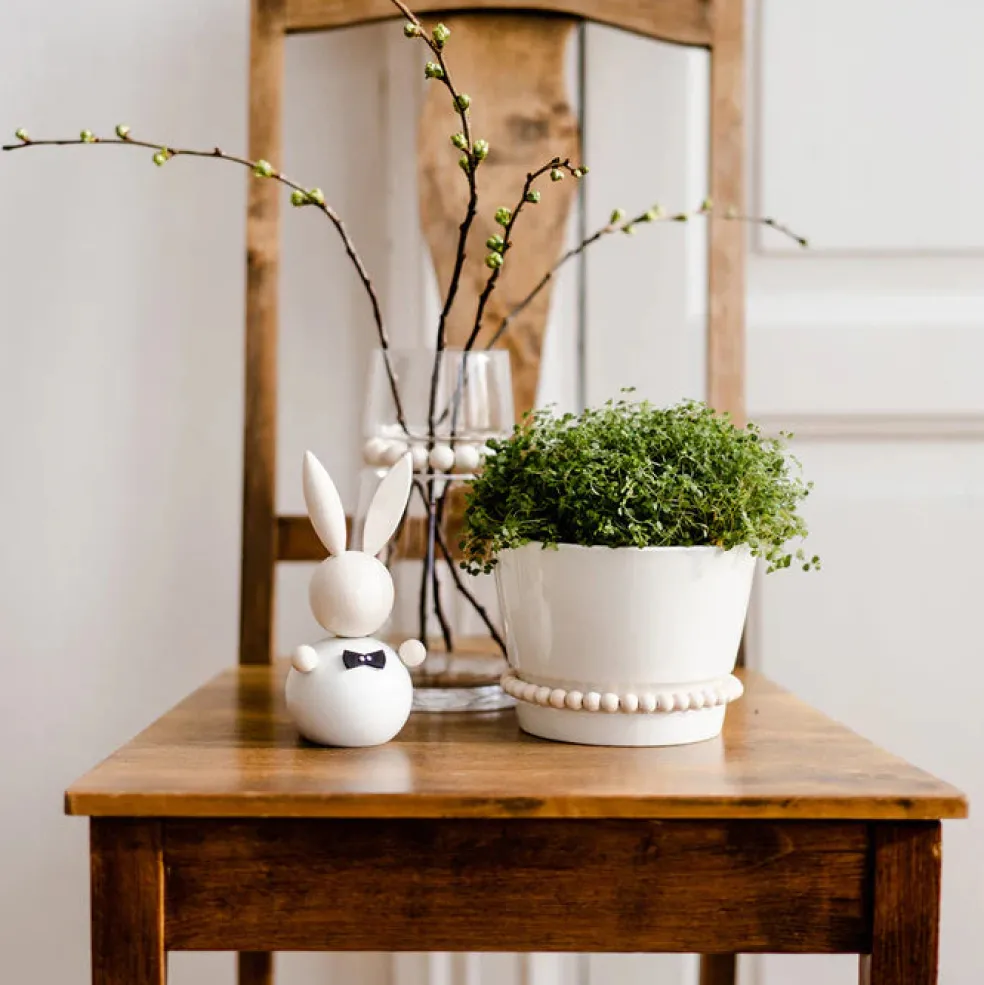 Koriste Aarikka Pupujussi herrasmies valkoinen