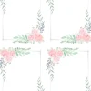 Koristetaustapaperi A4/5 Flora kulmat