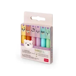 Korostuskynä mini 6 kpl pastelli Legami