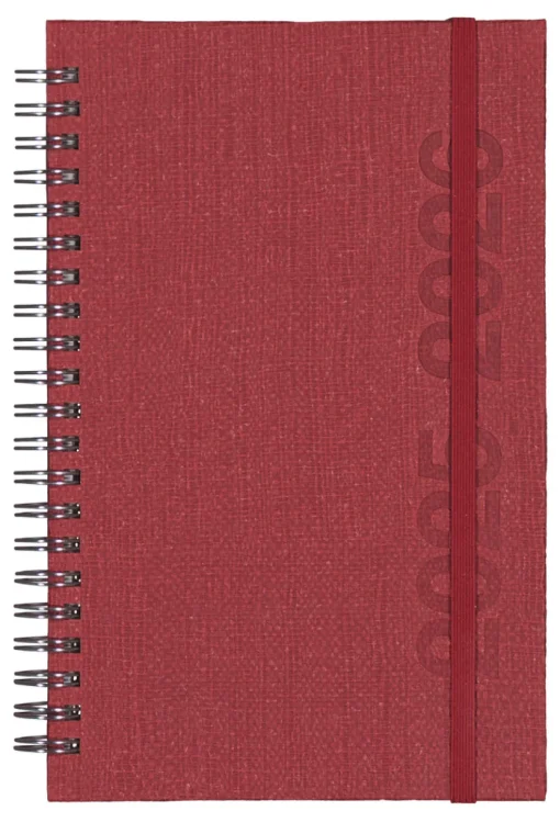 Koulukalenteri Basic 25-26 18kk punainen