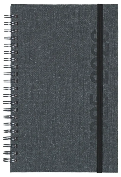 Koulukalenteri Basic 25-26 18kk harmaa