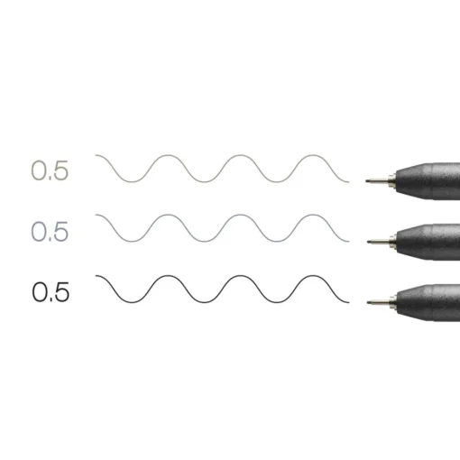 Kuitukärkikynä Copic Multiliner 3kpl, värilliset 0,5