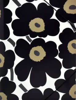 Kulmalukkokansio Marimekko A4 108K Unikko musta