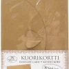 Kuorikortti 10kpl/pkt Sydän ruskea