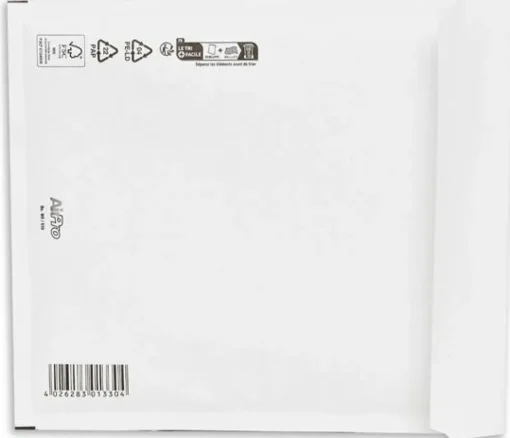 Kuplapussi W5 22X26 cm sisämitta, valkoinen