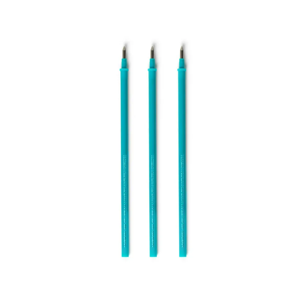 Kuulakärkikynä täyttöpatruuna 3 kpl turkoosi Legami