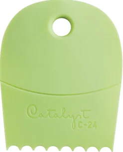 Kuviointikampa No 24 vihreä Princeton Contour