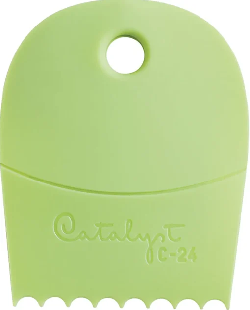 Kuviointikampa No 24 vihreä Princeton Contour
