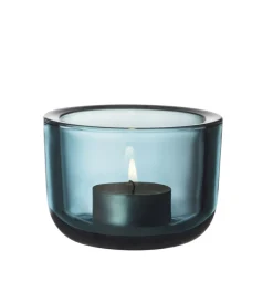 Kynttilälyhty Valkea merensininen 60 mm Iittala
