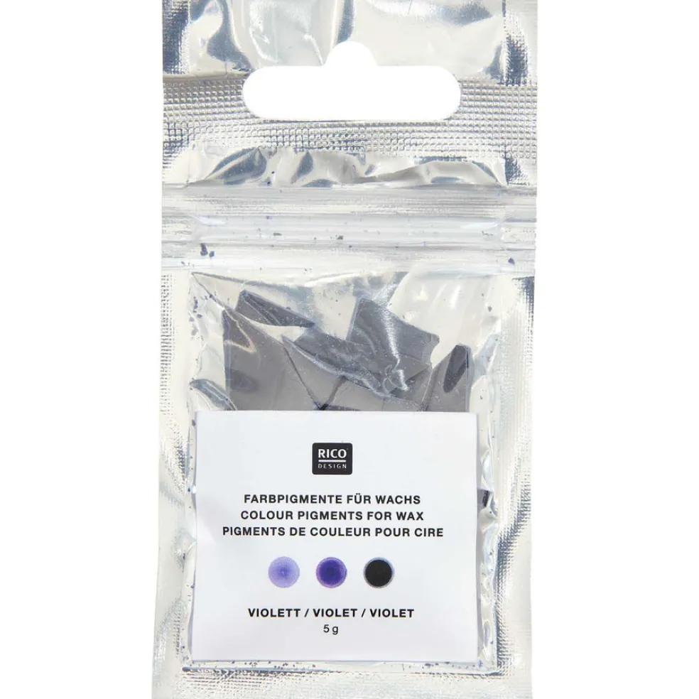 Kynttiläväri 5 g violetti Rico Design