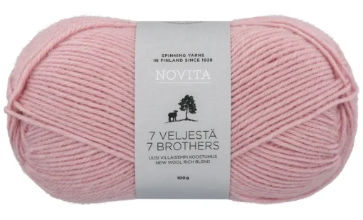 Lanka Novita 7 Veljestä 100g 053 marjapuuro