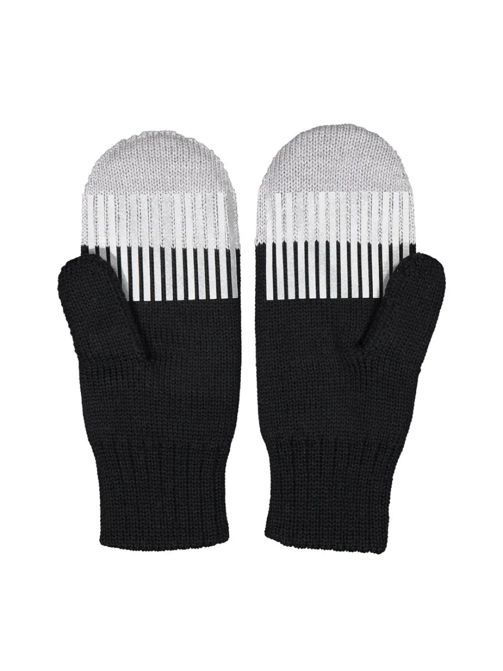 Lapaset MOIKO Polku musta-harmaa L, merinovillaa