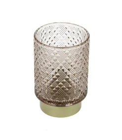 Led-lyhty roosa 10x15 cm