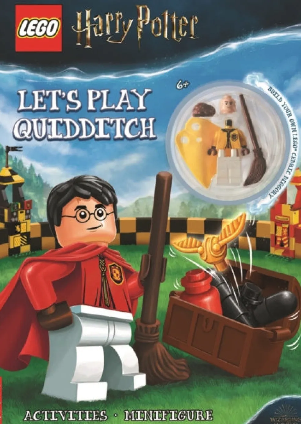 LEGO® Harry Potter™: Let's Play Quidditch Activity Book (with Cedric Diggory minifigure)