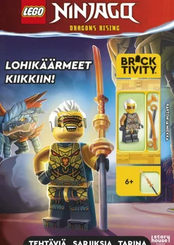 LEGO Ninjago Lohikäärmeet kiikkiin! puuhakirja lelulla