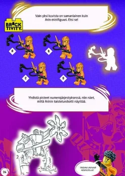 LEGO Ninjago Ninjan matka puuhakirja ja lelu