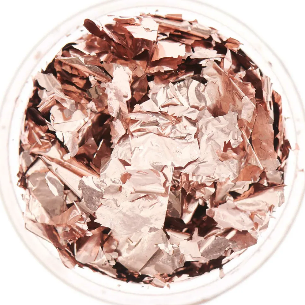 Lehtimetallilastu 3g ruusukulta Rico Design