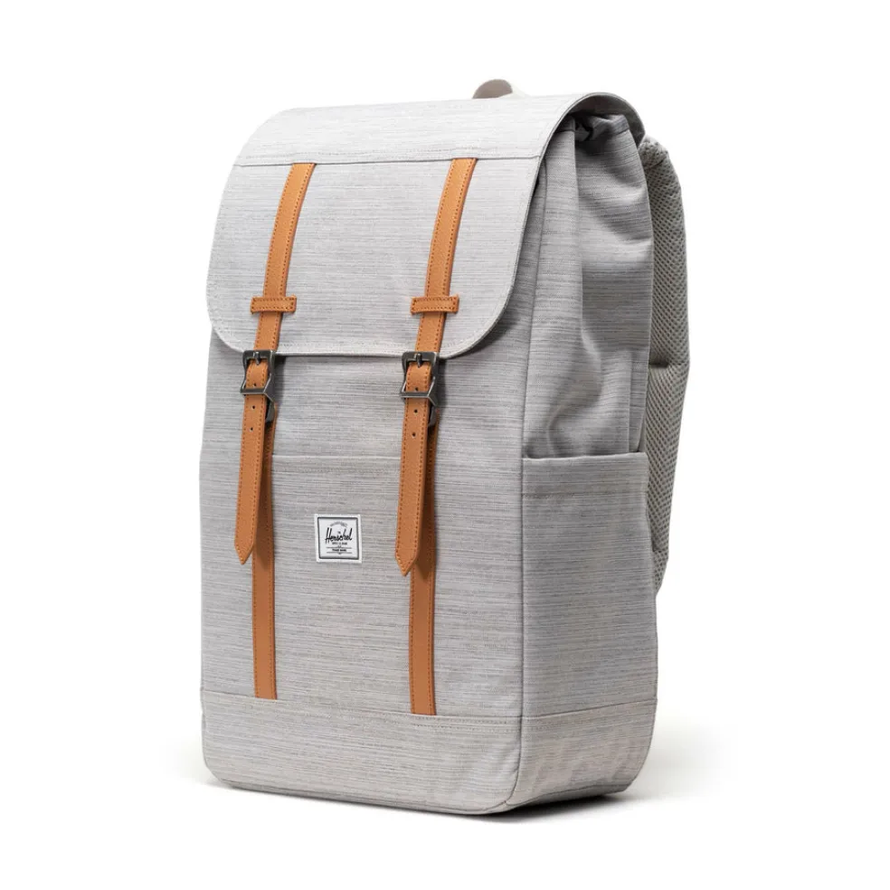 Läppärireppu Retreat Backpack Light Grey Crosshatch Herschel