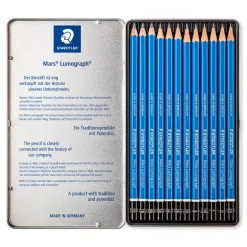 Lyijykynä 12 kpl Mars Lumograph Staedtler