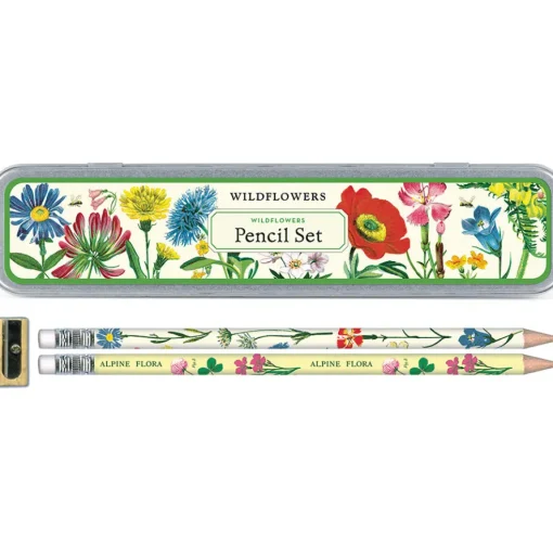 Lyijykynäsetti Wildflowers Cavallini