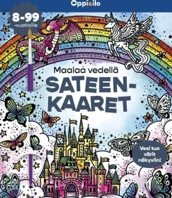 Maalaa vedellä SATEENKAARET -puuhakirja 8-99 v