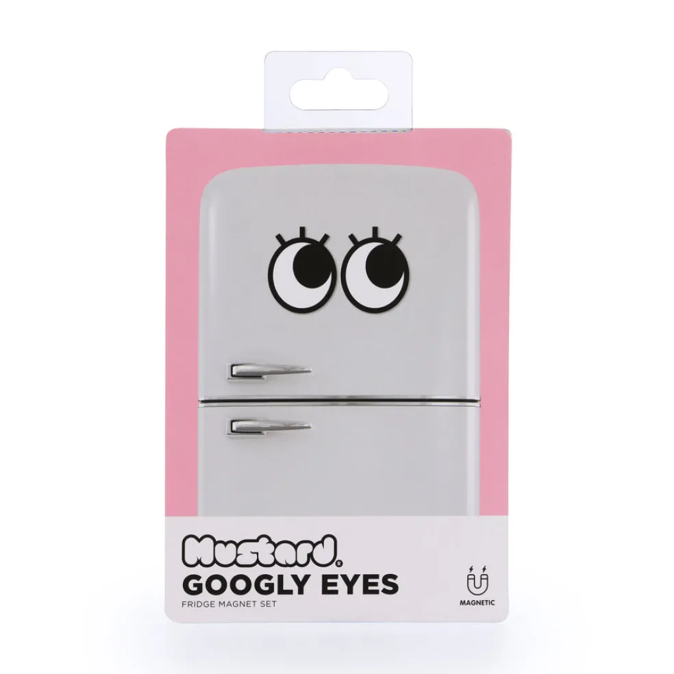 Magneetti Mustard Googly Eyes Lashes