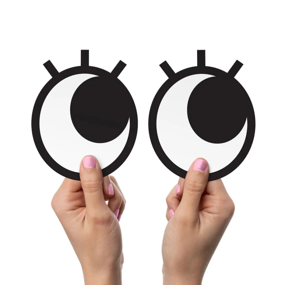 Magneetti Mustard Googly Eyes Lashes