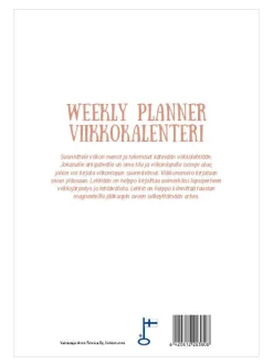 Magneettilehtiö Weekly planner A4