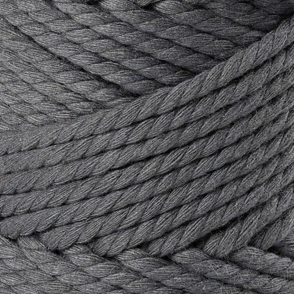 Makrameenyöri 4mm/55m harmaa 330g