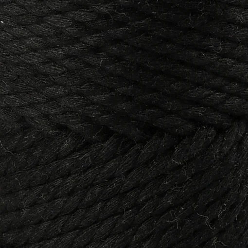 Makrameenyöri 4mm/55m musta 330g