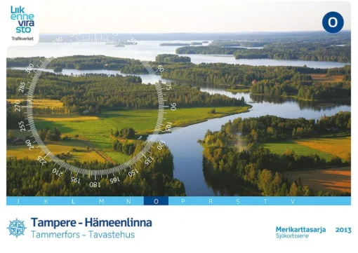 Merikarttasarja O Tampere-Hämeenlinna 1:30 000