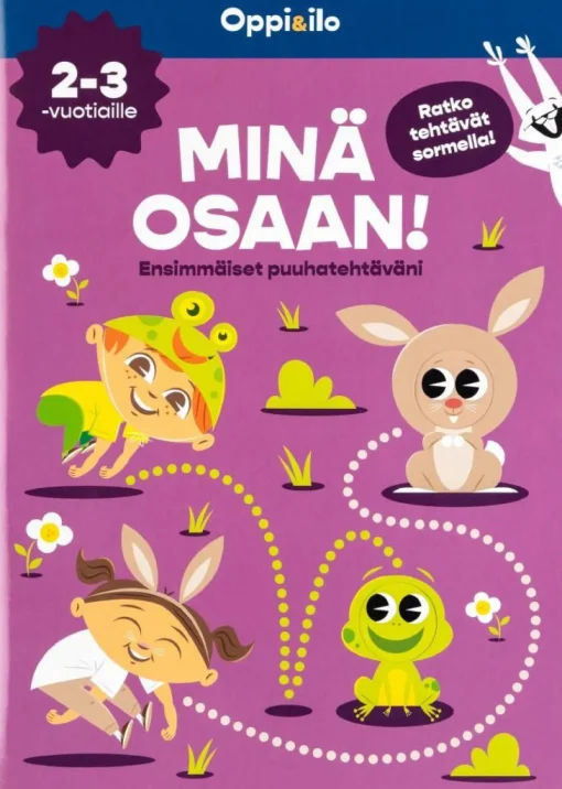 Minä osaan! -puuhakirja 2-3 v