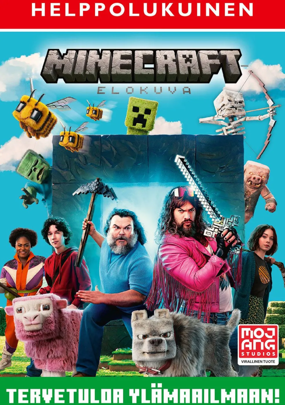 Minecraft-elokuva - Tervetuloa ylämaailmaan! Helppolukuinen