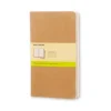 Moleskine Plain Cahier L - Kraft Cover (3 Set)
