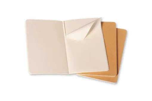Moleskine Plain Cahier L - Kraft Cover (3 Set)