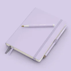 Muistikirja A5 Leuchtturm1917 Hard Plain Lilac, kovakantinen blanco