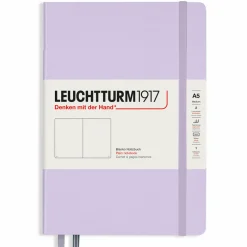 Muistikirja A5 Leuchtturm1917 Hard Plain Lilac, kovakantinen blanco