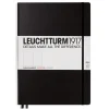 Muistikirja A4+ Leuchtturm1917 Slim Hard Black dotted, kovakantinen pistesivut