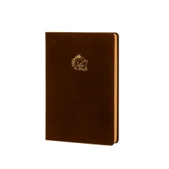 Muistikirja Mokka Victorias Journals 14.5x21/192 sivua viivallinen, ruskea