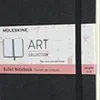 Muistikirja Moleskine Art Bullet Notebook Large Black 13x21cm, pistesivut musta