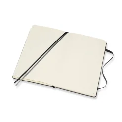 Muistikirja Moleskine Art Bullet Notebook Large Black 13x21cm, pistesivut musta