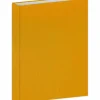 Muistikirja tumma keltainen kangas