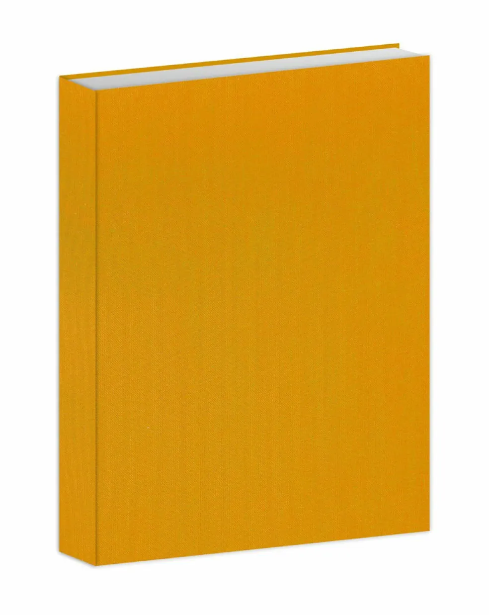 Muistikirja tumma keltainen kangas