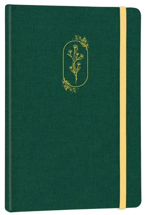 Muistikirja Victorias Journals 20x28cm/240s kovakantinen viivallinen, vihreä