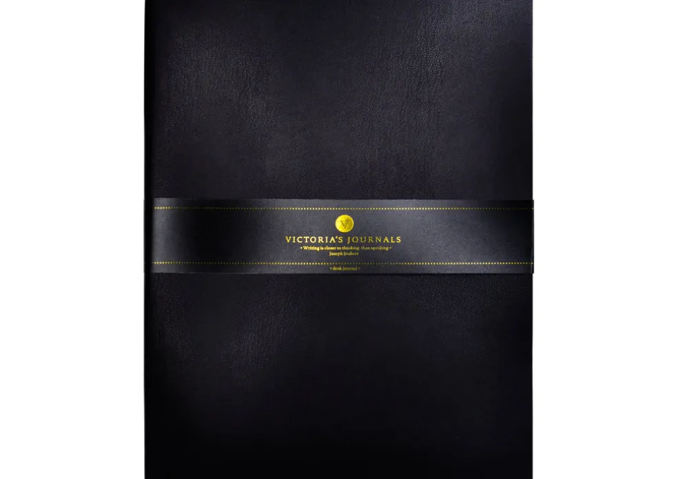 Muistikirja Victorias Journals 19x25/64 sivua blanco, musta